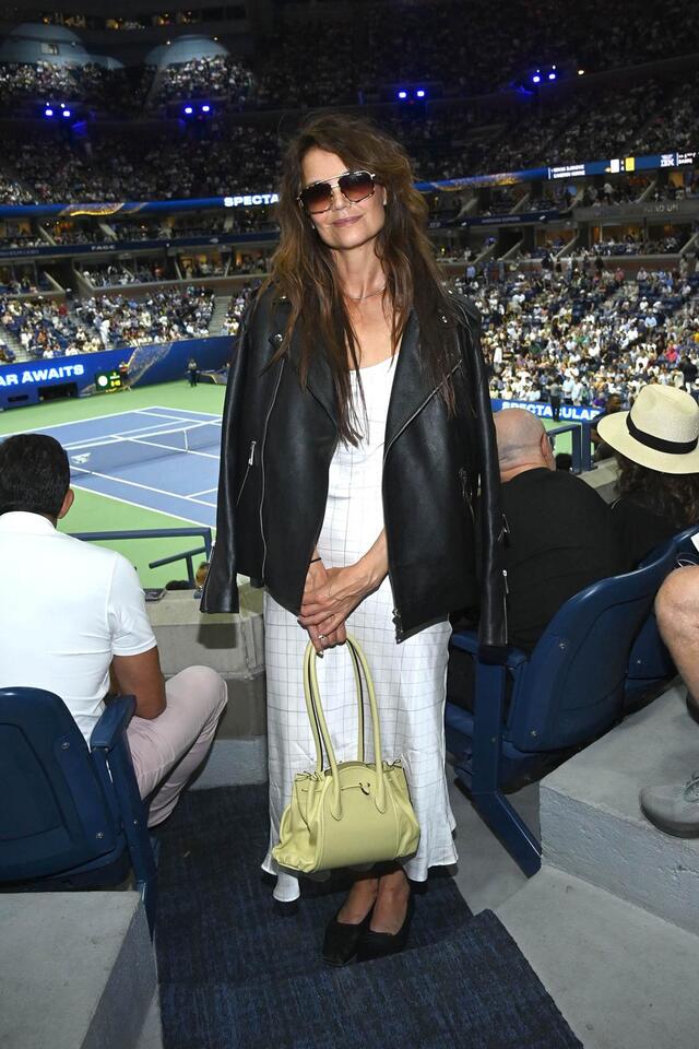 Katie Holmes’s US Open look is pure fall inspo