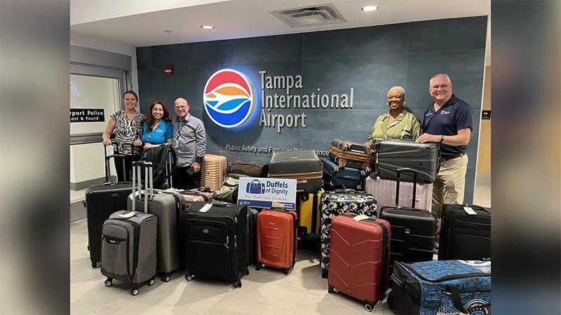 Tampa airport’s lost bags bring hope to foster kids