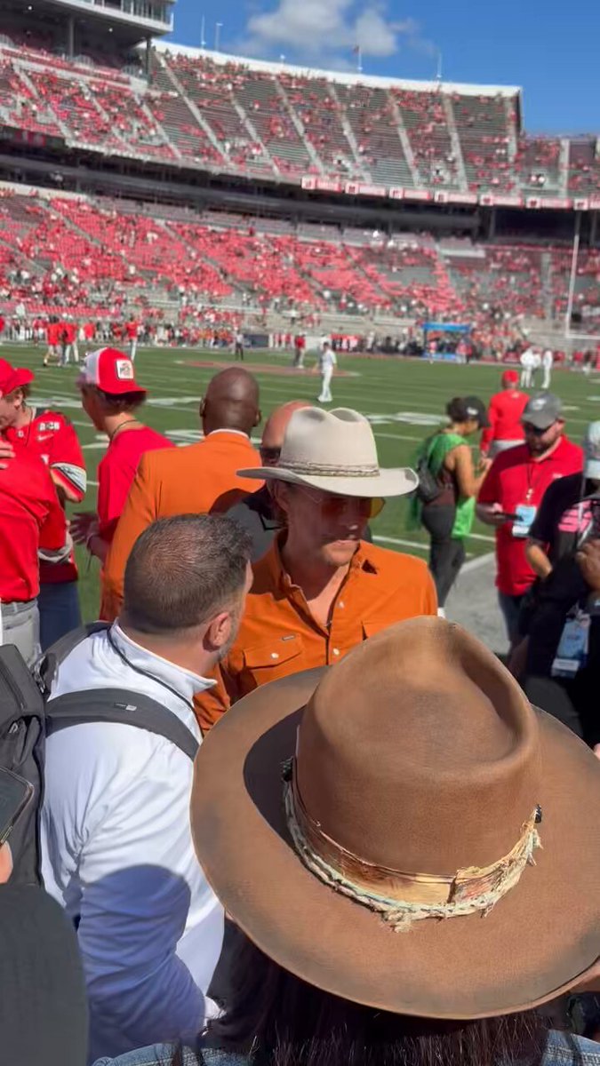 Matthew McConaughey stands firm for Texas vs Ohio State