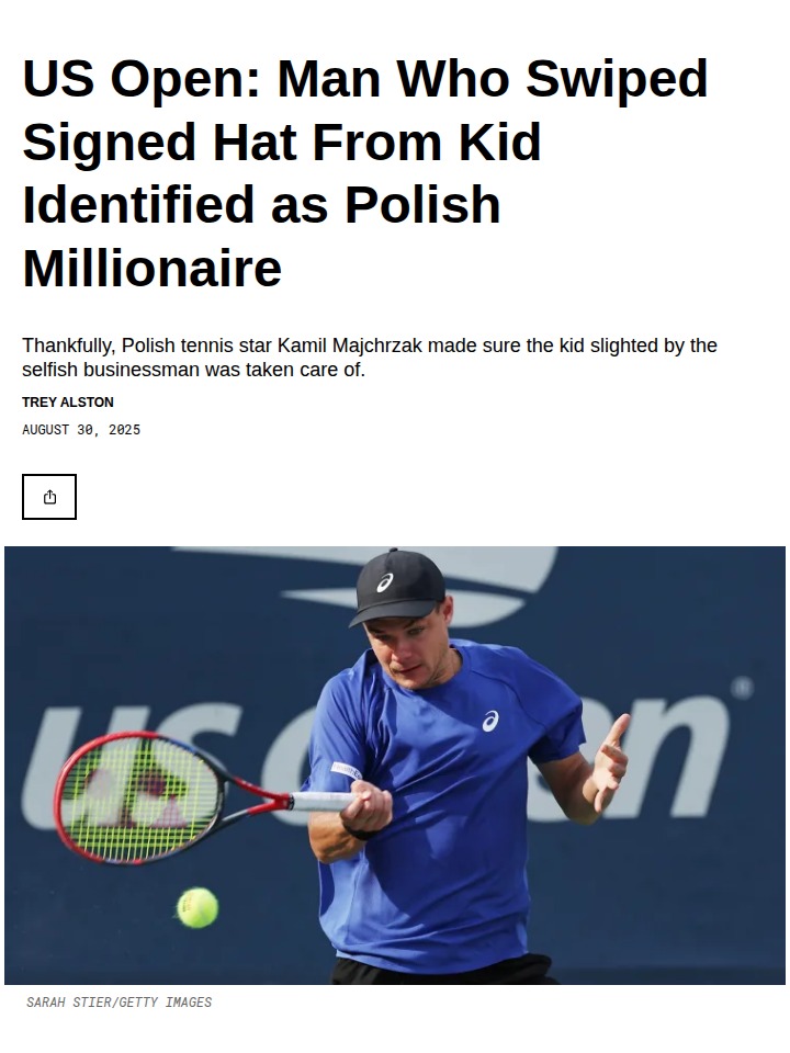 US Open Hat Snatch: Polish CEO Exposed!