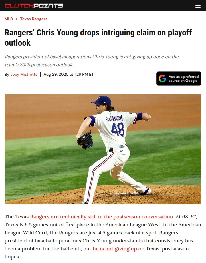 Can the Rangers Rally Without Eovaldi & Seager?