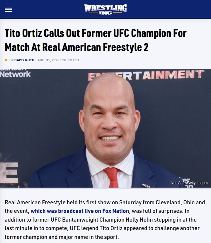 Tito Ortiz and Chael Sonnen set for epic rematch