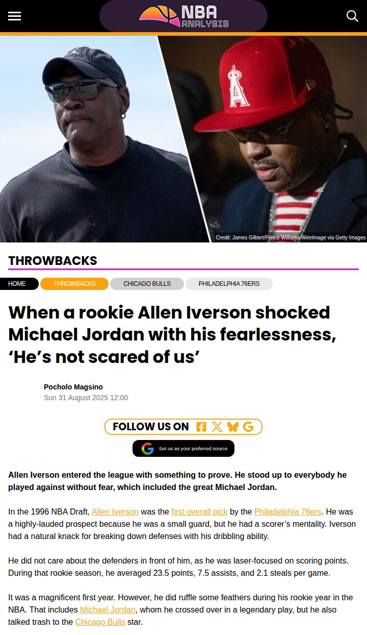 AI’s Rookie Crossover: Fearless vs. His Airness