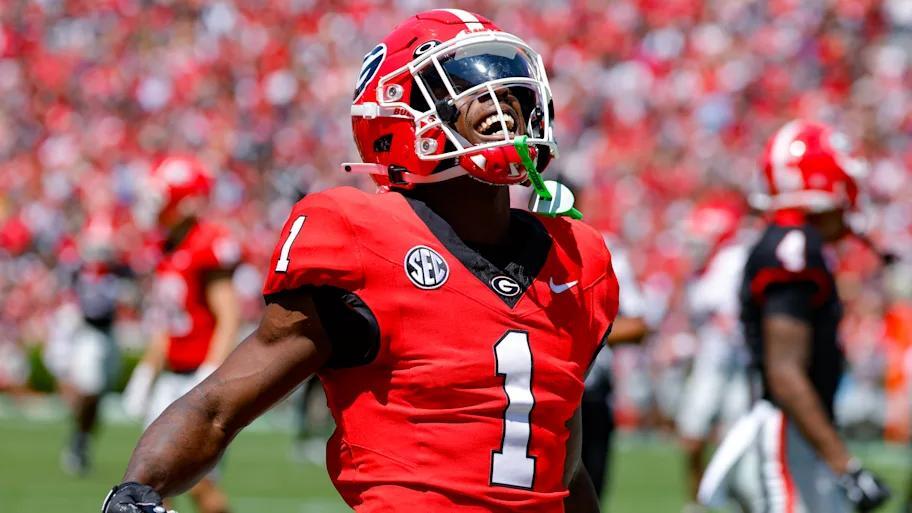 Georgia’s new QB-WR duo is turning heads
