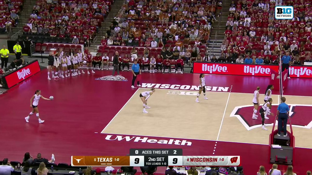 Texas dominates as Badgers struggle with errors