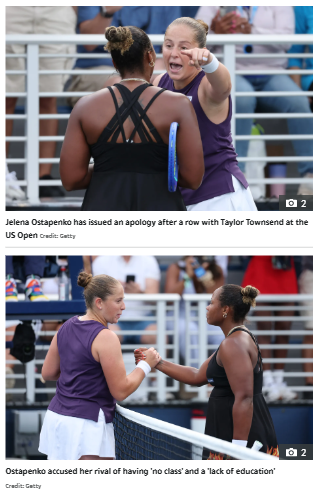 Ostapenko vs Townsend: US Open Drama Erupts