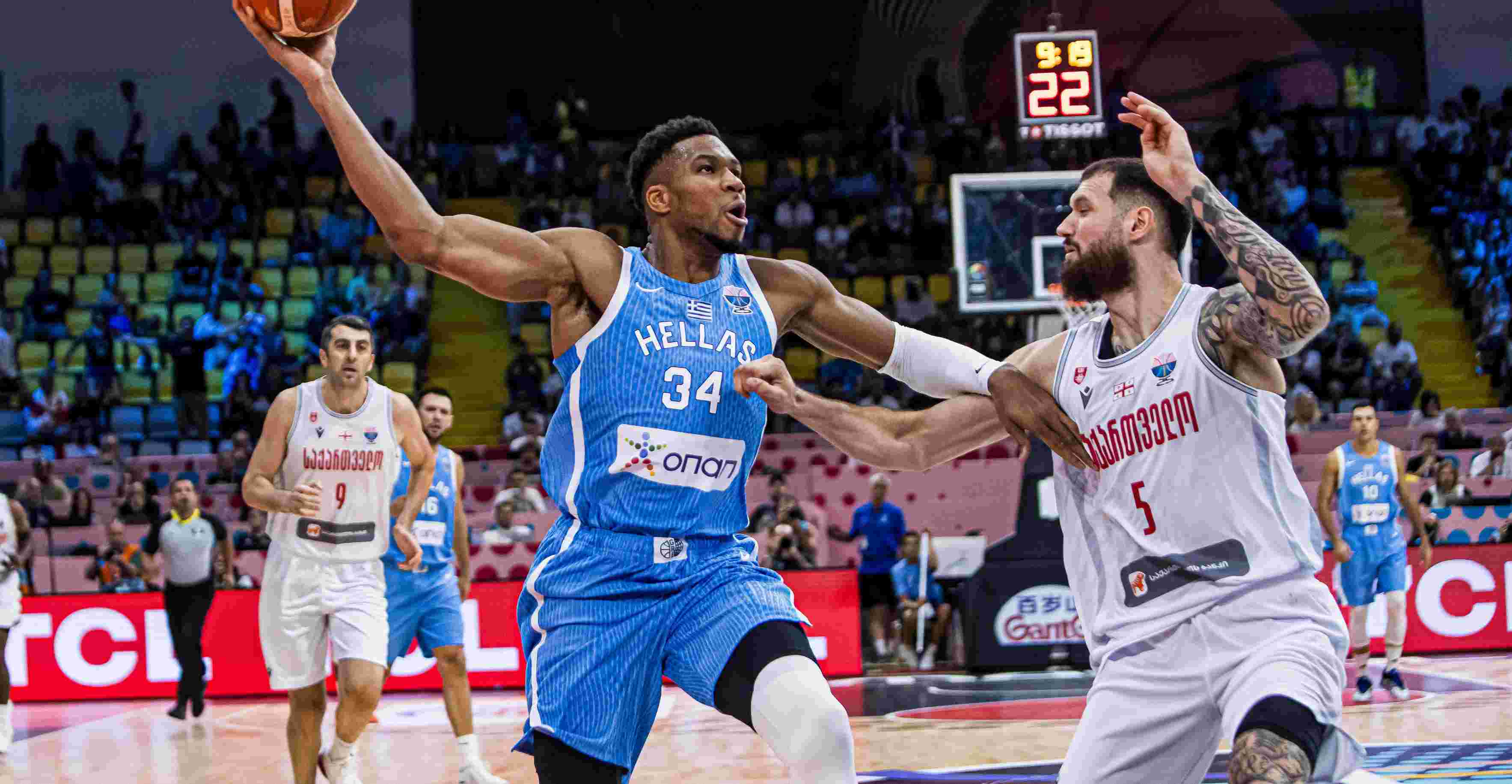 Giannis Returns in Style: Greece Dominates Georgia