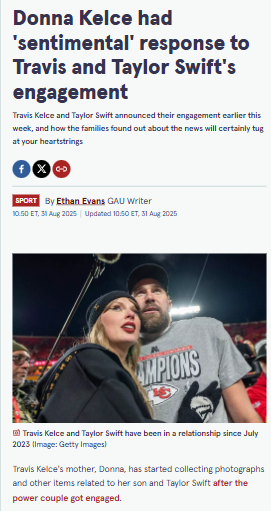 Taylor Swift and Travis Kelce’s engagement has everyone talking