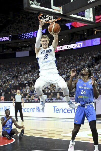 Markkanen Explodes for 43 in Finland’s Rout of Great Britain