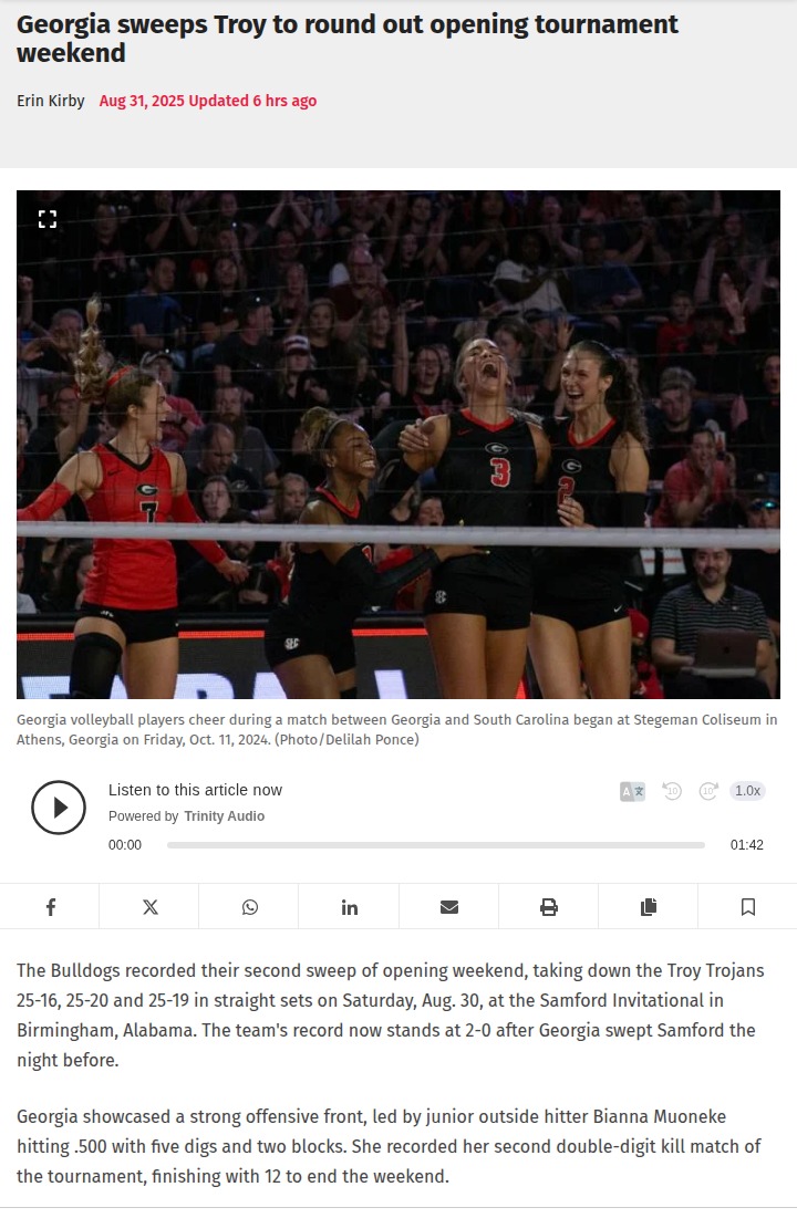 Bulldogs dominate opening weekend with back-to-back sweeps
