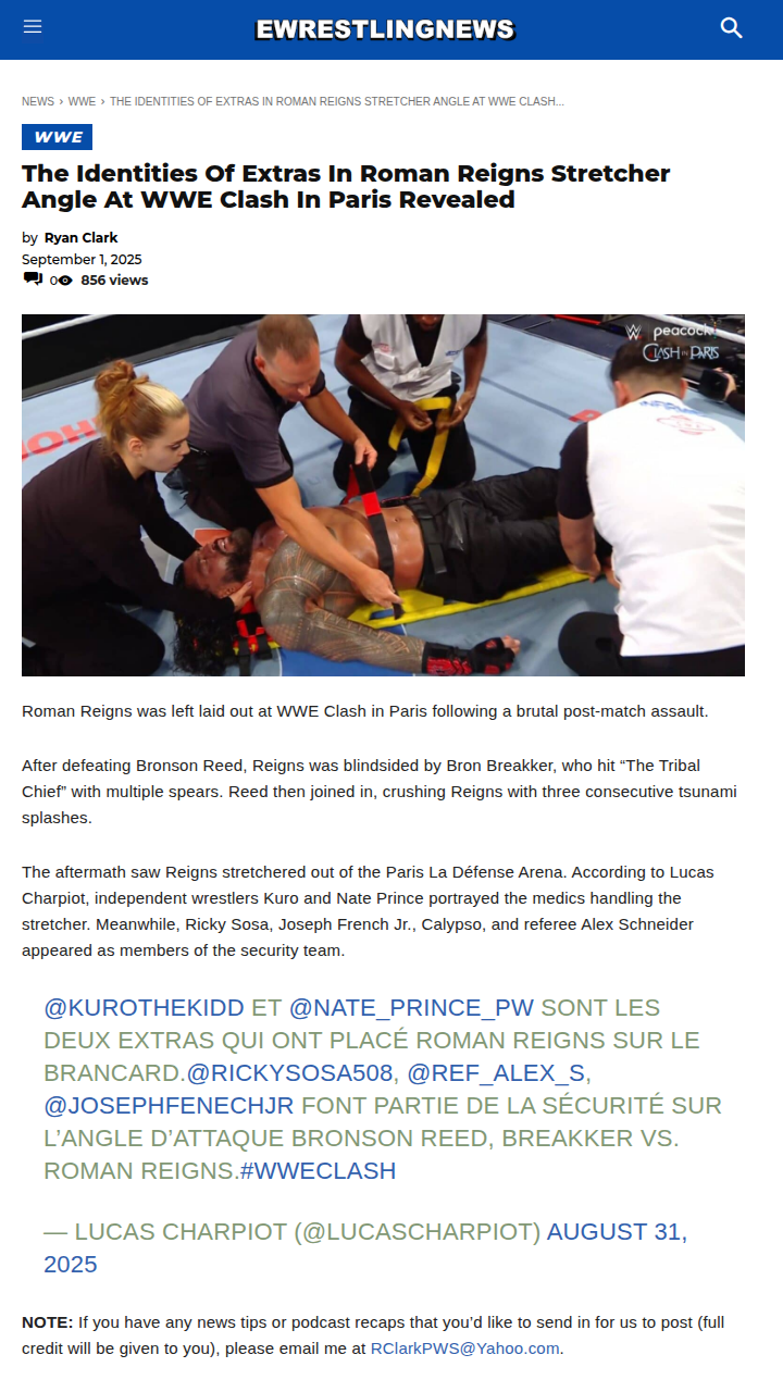 Tribal Chief Stretcher Drama: Who Were the Medics?