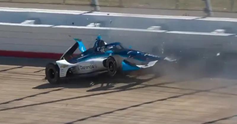 IndyCar chaos: Malukas airlifted after Nashville crash
