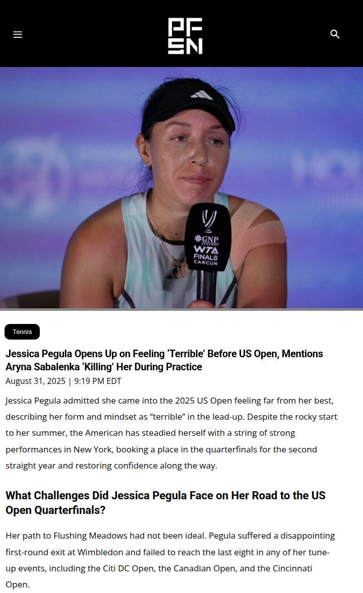 Pegula’s Rough Start: Sabalenka Practice Drama