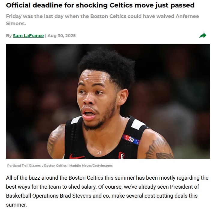 Celtics' next big move could shake up the roster