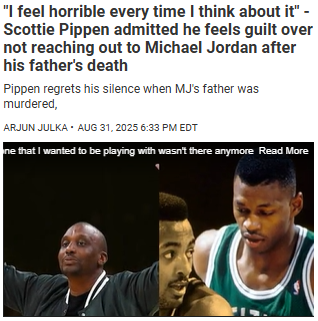Pip’s Regret: The Silence After MJ’s Loss