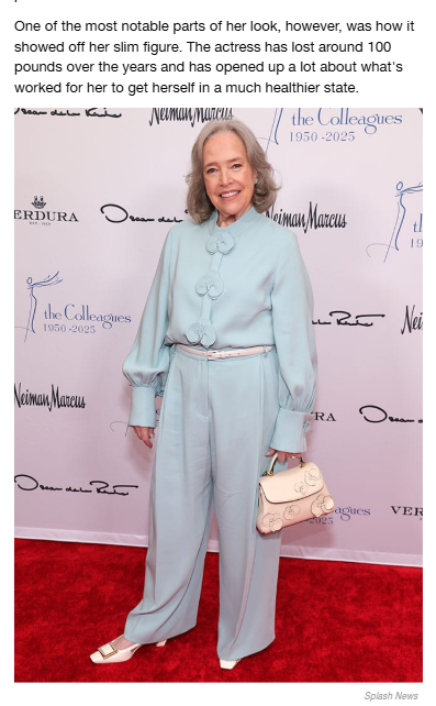 Kathy Bates’ Jaw-Dropping Red Carpet Glow-Up
