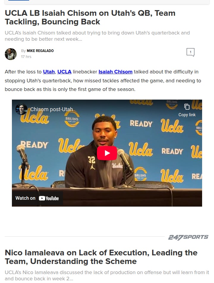 UCLA defense looks to rebound after Utah loss