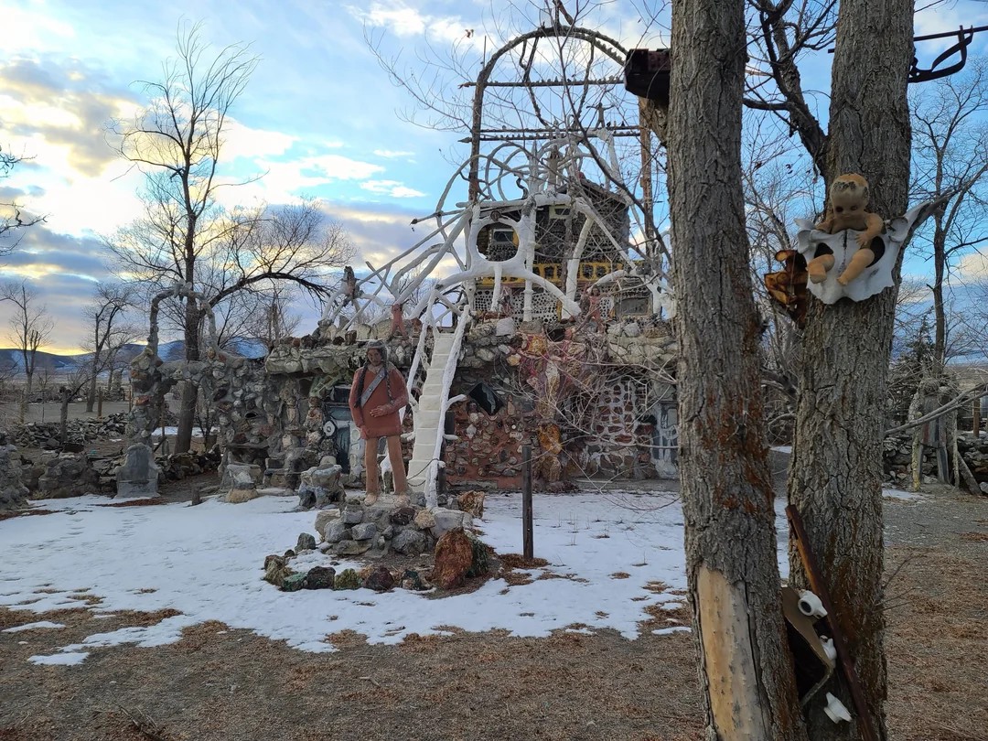 A haunted house in Thunder Mountain, Nevada🥶