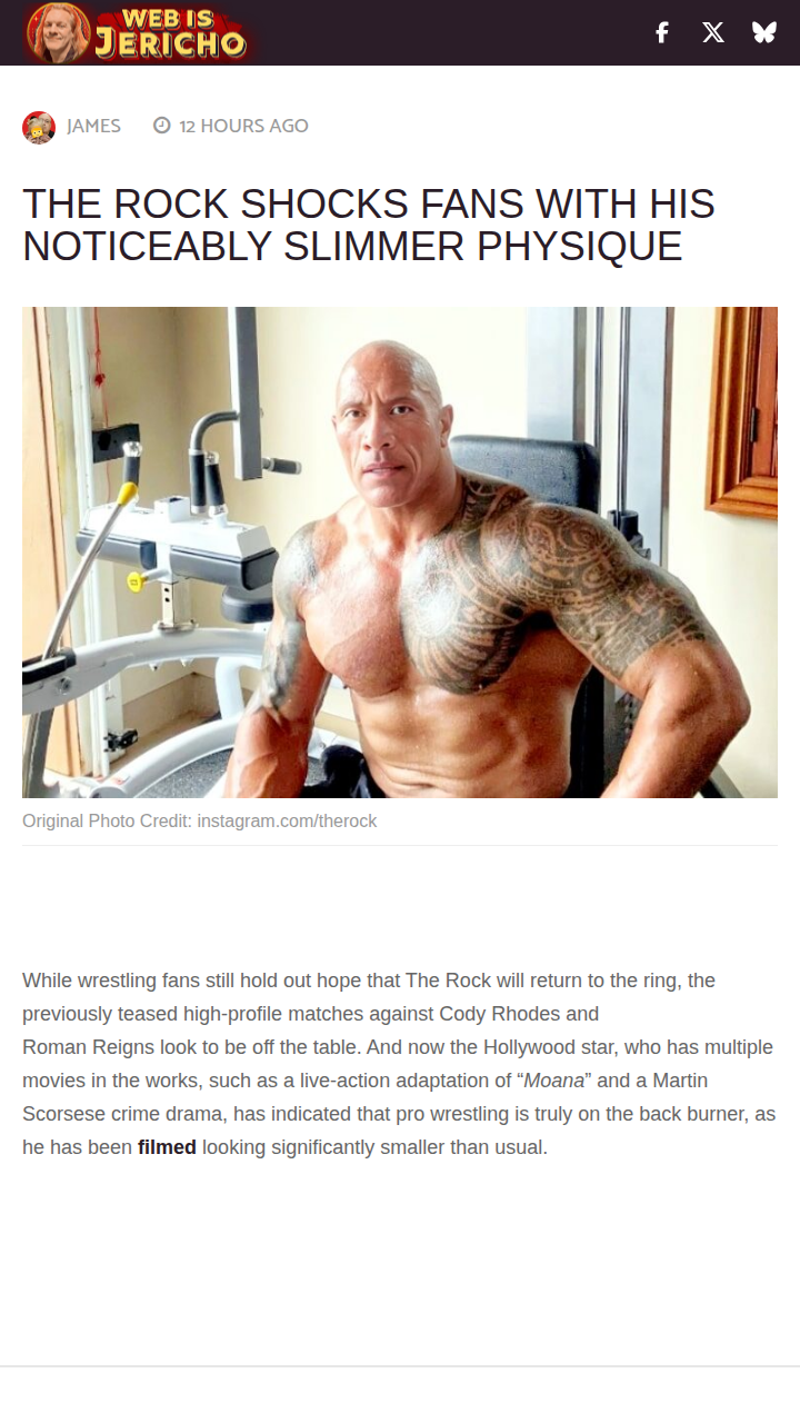 The Rock’s New Look: Is a WWE Comeback Off?