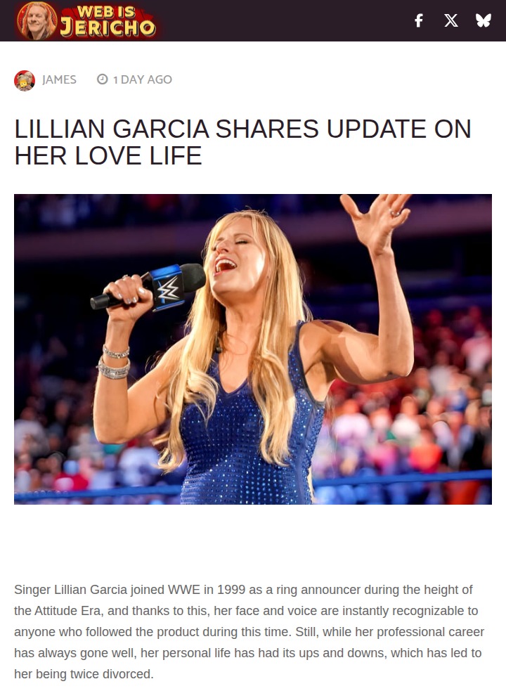 Lillian Garcia Finds Love After WWE Journey