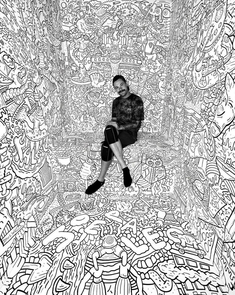 Denver’s doodle king turns walls into wild stories