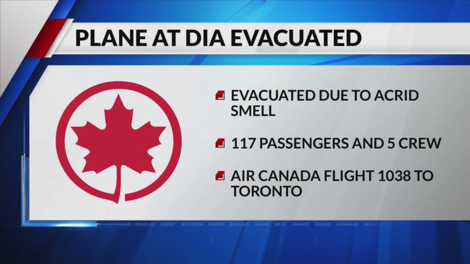 Emergency evacuation at DIA after strange odor on flight