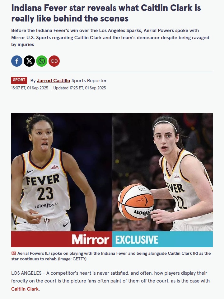 Caitlin Clark’s off-court vibe surprises teammates