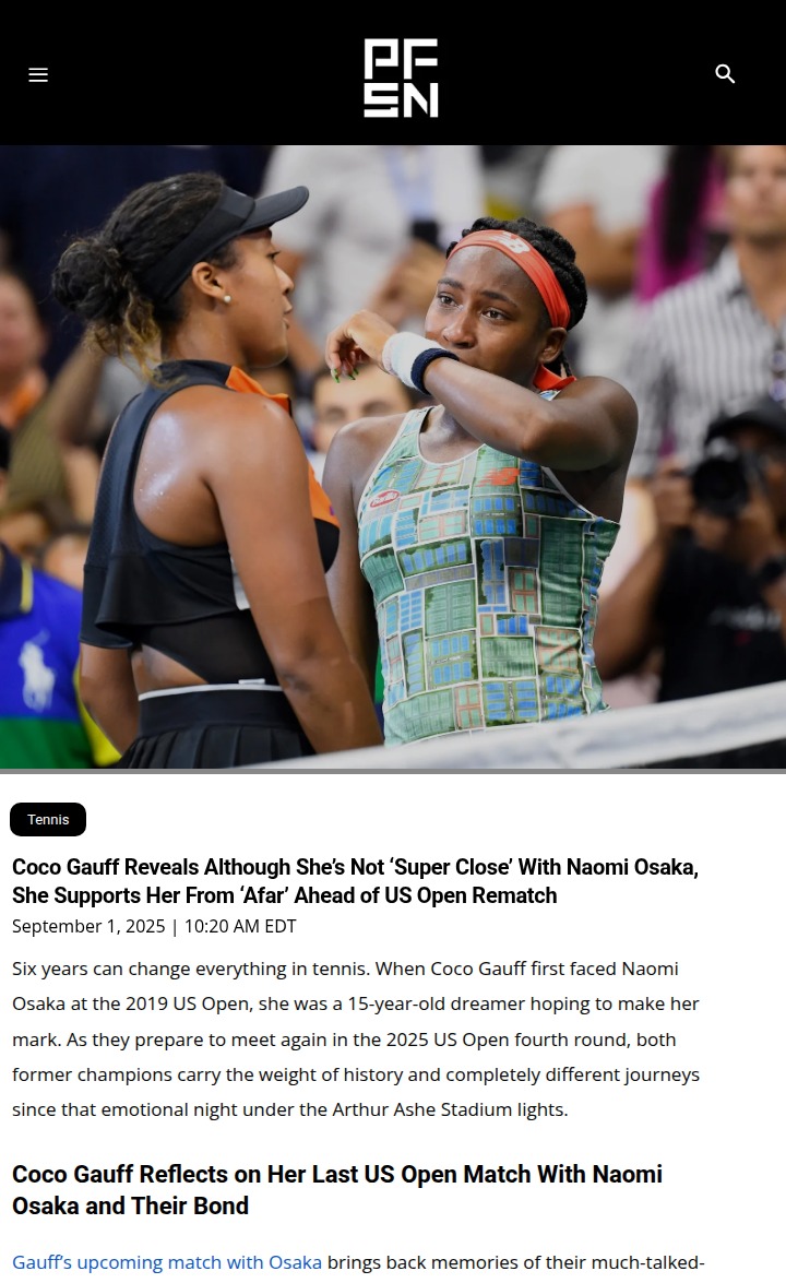 Gauff vs Osaka: US Open Rivalry Renewed