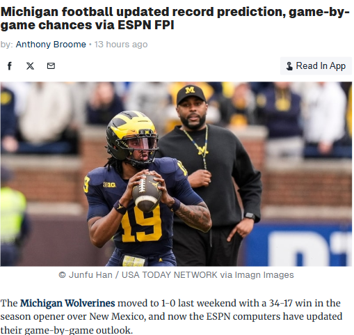 Michigan football’s playoff hopes take a hit