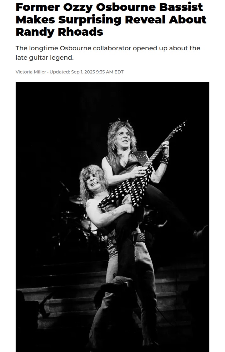 Randy Rhoads Nearly Quit Ozzy’s Band?! 🎸