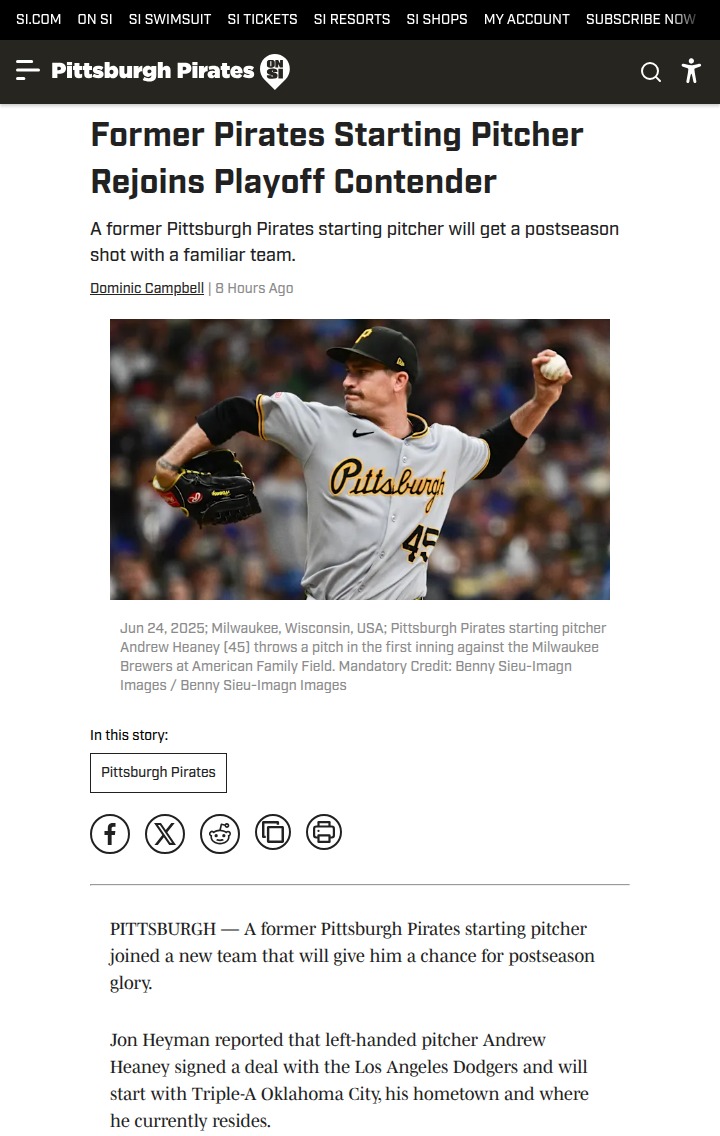 Heaney Returns to LA: Can He Help Dodgers Repeat?