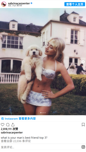 Sabrina Carpenter’s Dog Post Sparks Debate 🐶