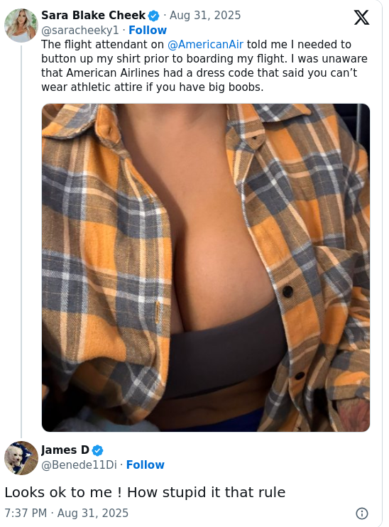 Vols fan sparks debate after airline dress code clash