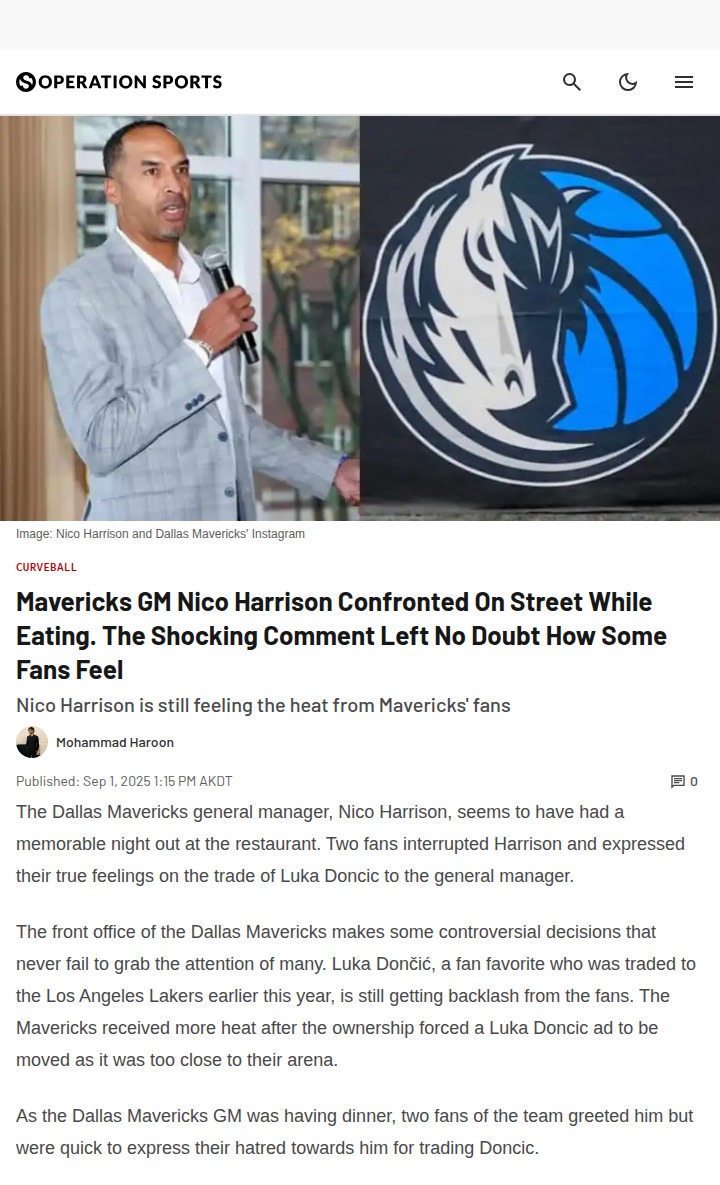 Dallas Mavericks GM faces fan fury over Doncic trade