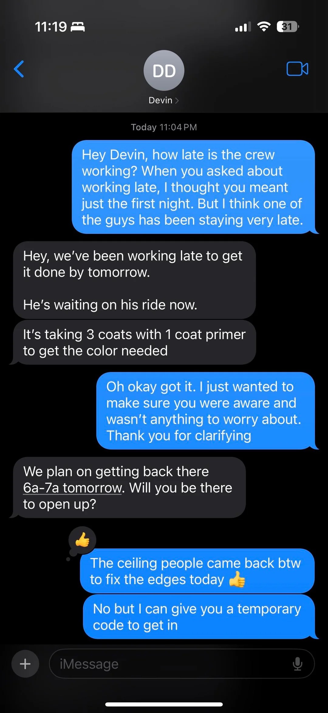 My contractor's guy tried to stay the night at my new house 😮‍💨