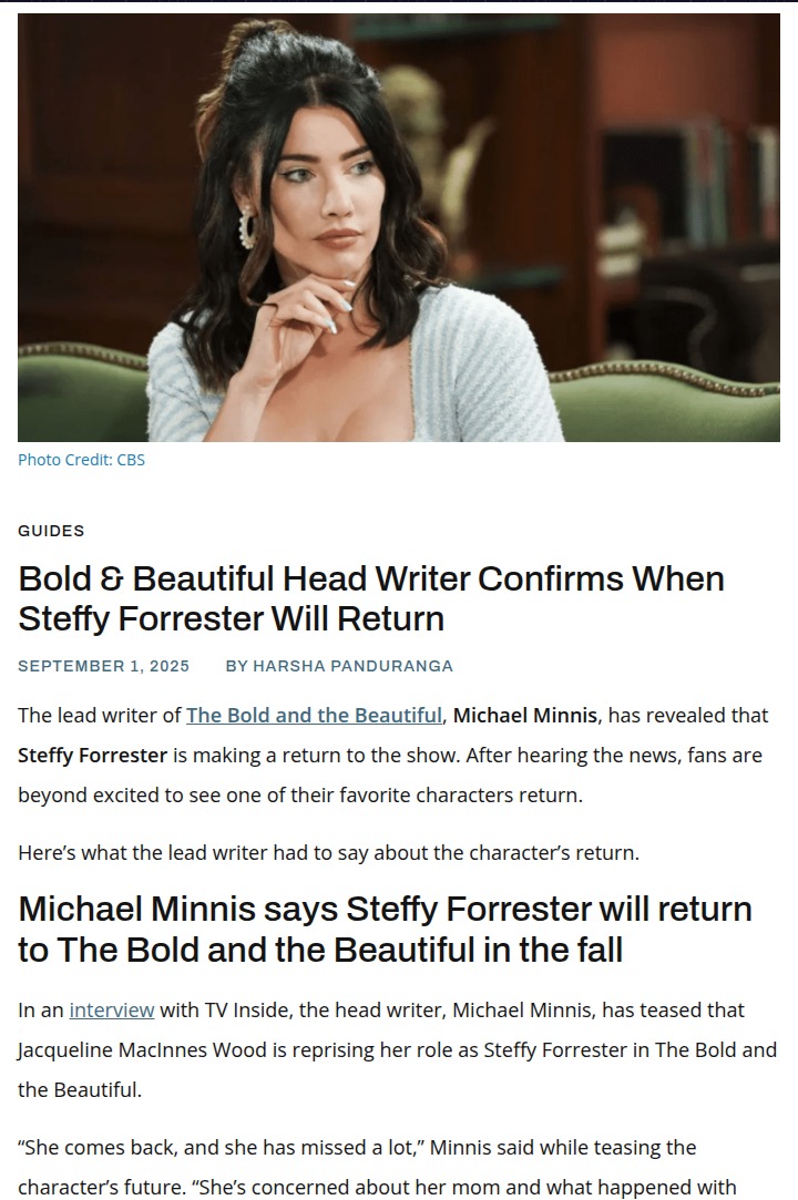 Steffy’s Comeback Sparks Finn Debate! 🔥