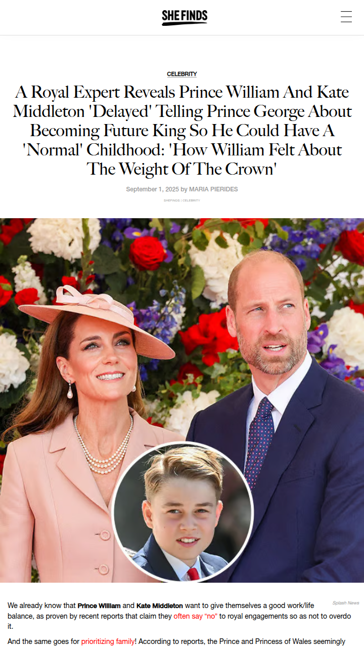 Prince George’s Royal Secret Revealed! 👑