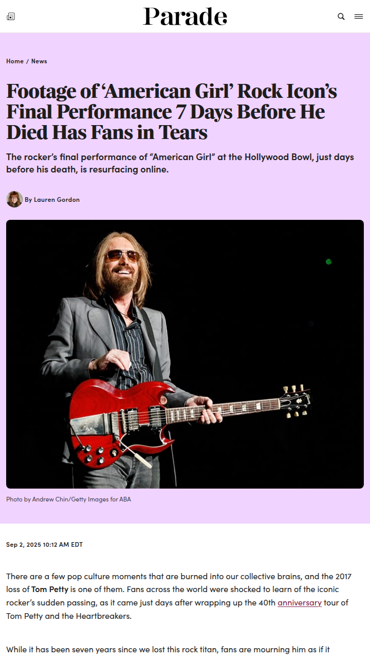 Tom Petty’s Last Song Has Fans Crying 😢