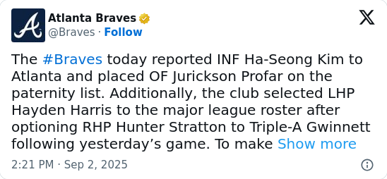 Braves shake up roster with big moves
