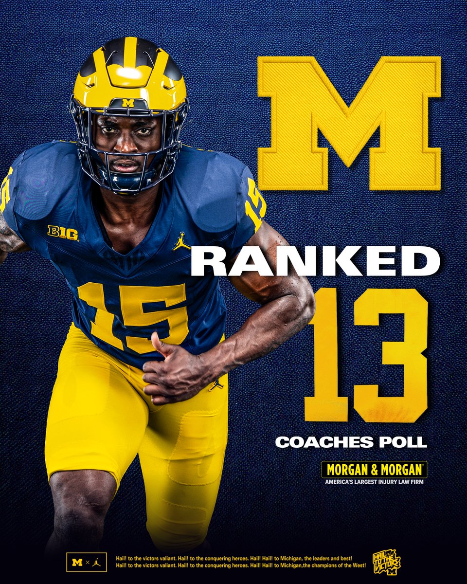 Michigan drops in AP Top 25 after strong win
