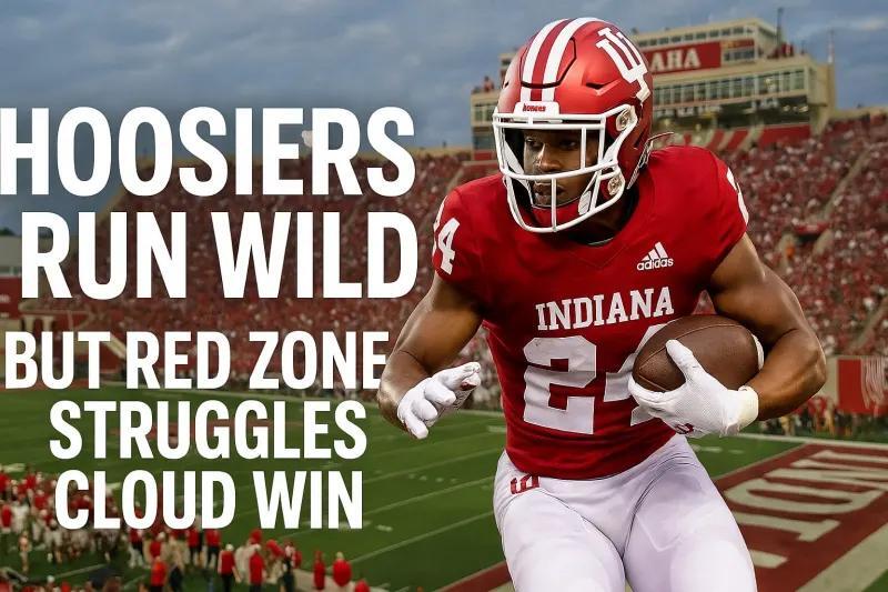 Indiana football’s big win reveals a red-zone problem