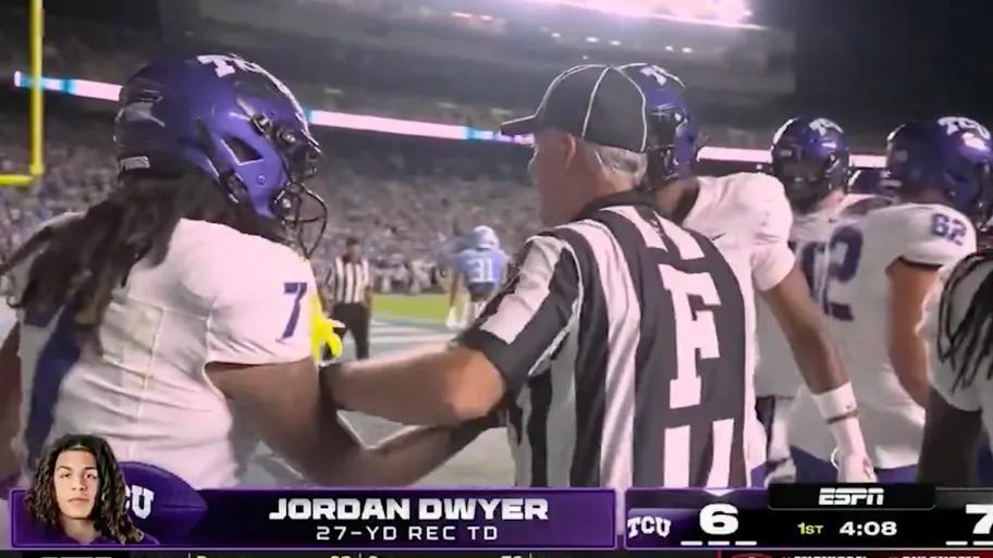 TCU fans react: Touchdown celebrations flagged!