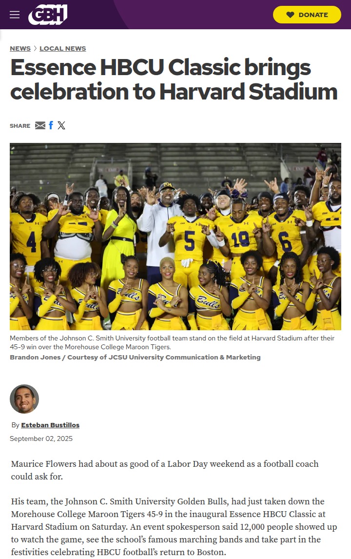 Boston’s HBCU Classic: More than a game