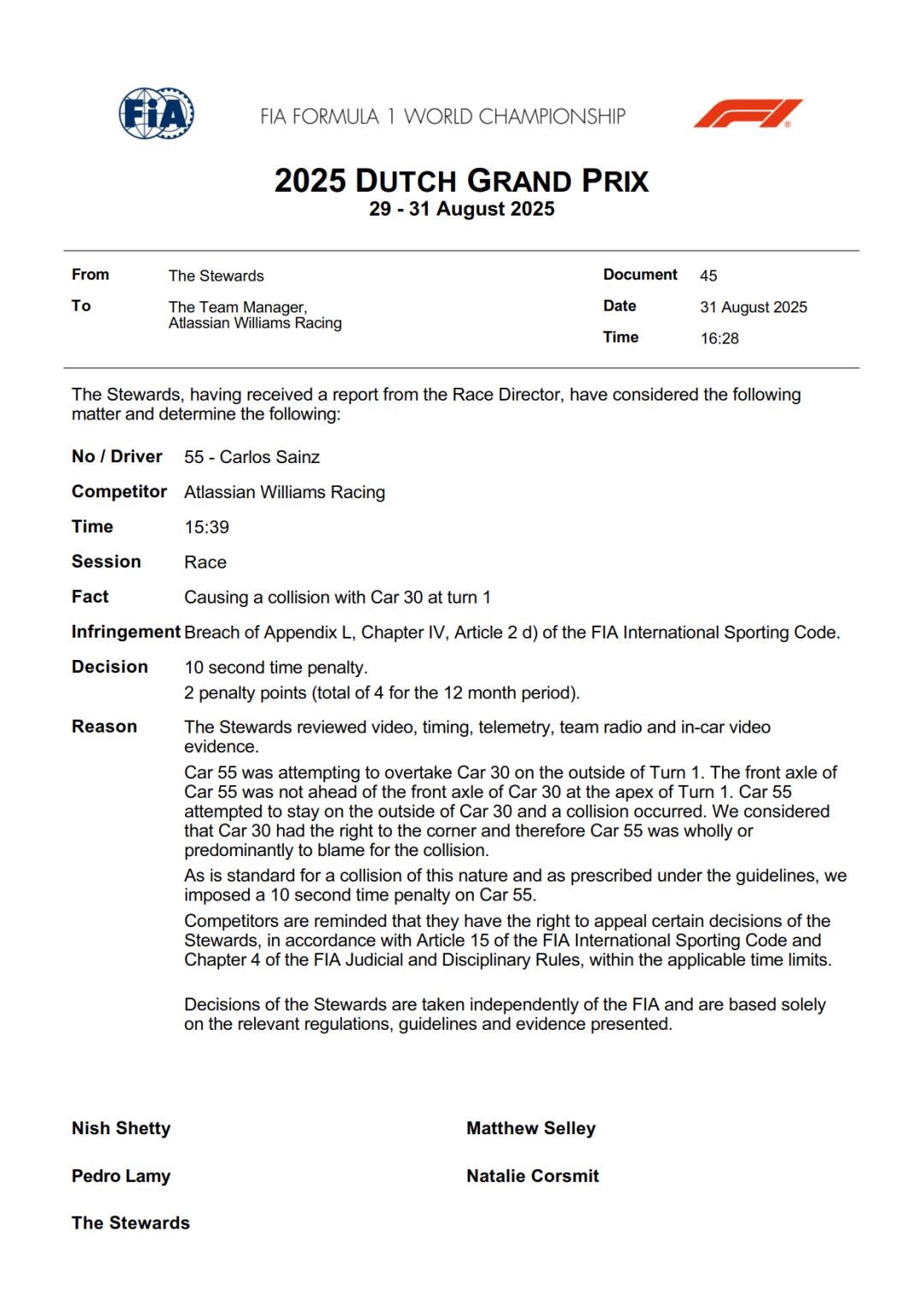 Stewards must’ve had overtime pay today at Zandvoort. 😂