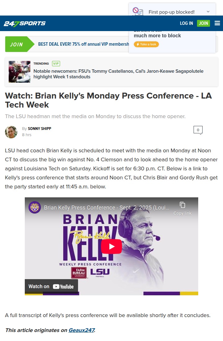 LSU football’s big win sets the stage for home opener