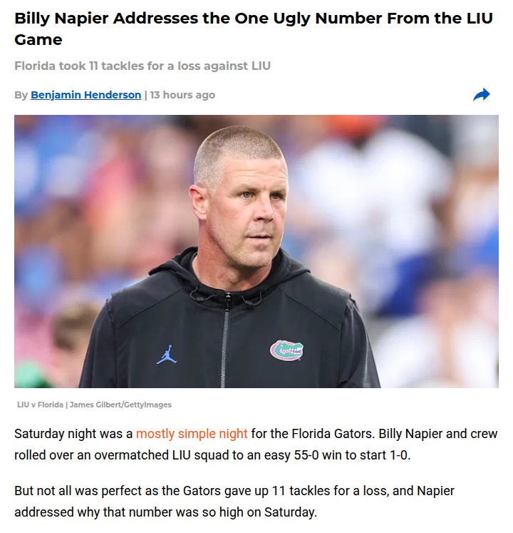 Florida Gators’ big win hides a worrying stat