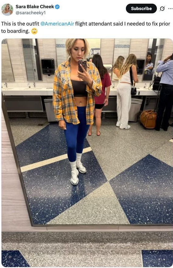 Playmate vs. Airline Dress Code Drama ✈️