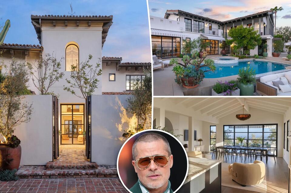 Brad Pitt’s new Hollywood Hills fortress