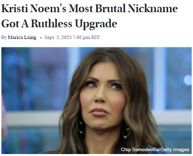 Kristi Noem's Cruella Nickname Gets Savage 😂