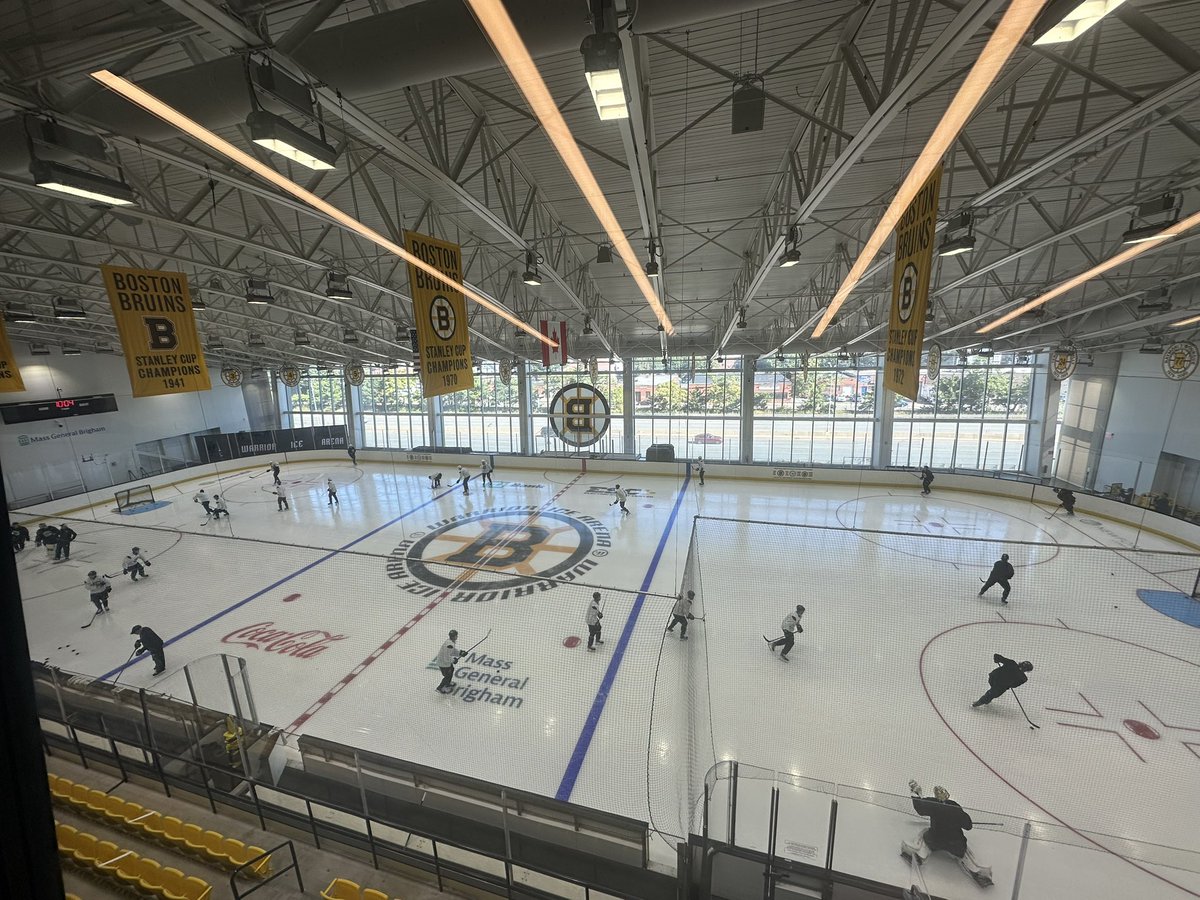Bruins players step up as captain practices return
